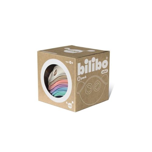 Moluk Bilibo Mini készségfejlesztő játék pasztell, 6 db-os
