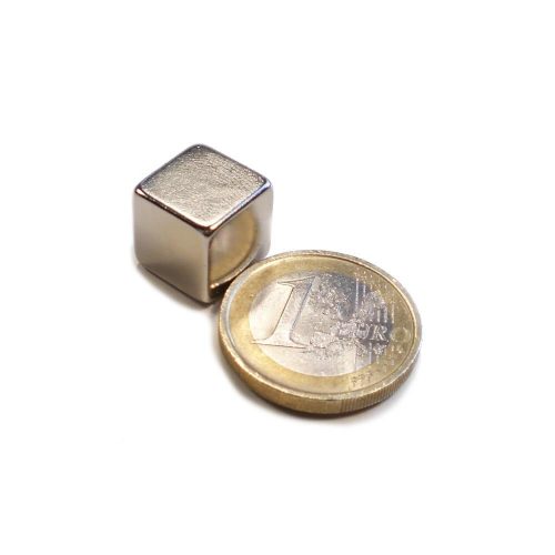 Neodímium mágnes, extra erős (12 x 12 x 12 mm)