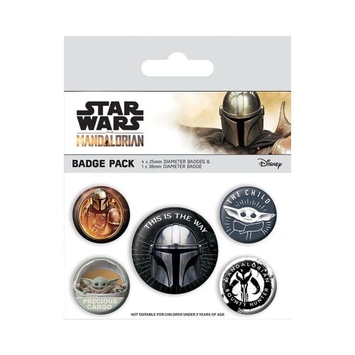 Pyramid Star Wars: The Mandalorian (This Is The Way) kitűző szett