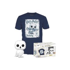 Funko POP! Harry Potter – Hedwig figura és póló (L)