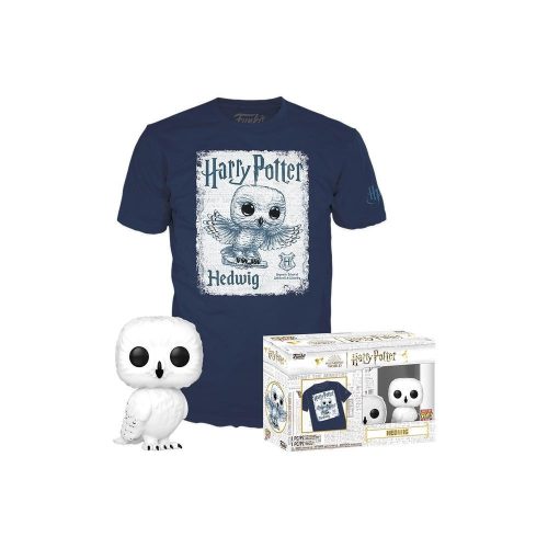 Funko POP! Harry Potter – Hedwig figura és póló (L)