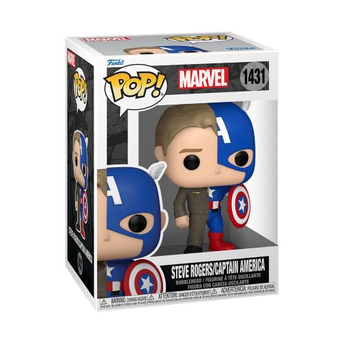 Funko POP! Marvel Split – Captain A/Steve Rogers figura
