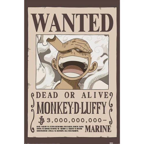 Pyramid One Piece (Wanted Luffy) MAXI poszter