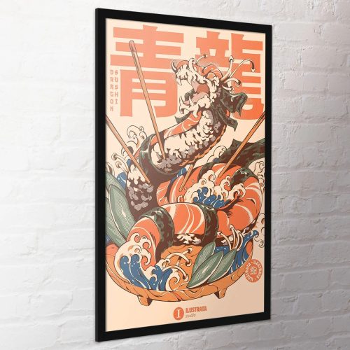 Pyramid ILUSTRATA (Dragon Sushi) MAXI poszter