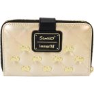 Lf Sanrio 50TH Anniversary Gold Zip Around pénztárca