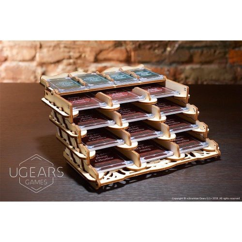 UGEARS Games - kártyatartó - mechanikus modell