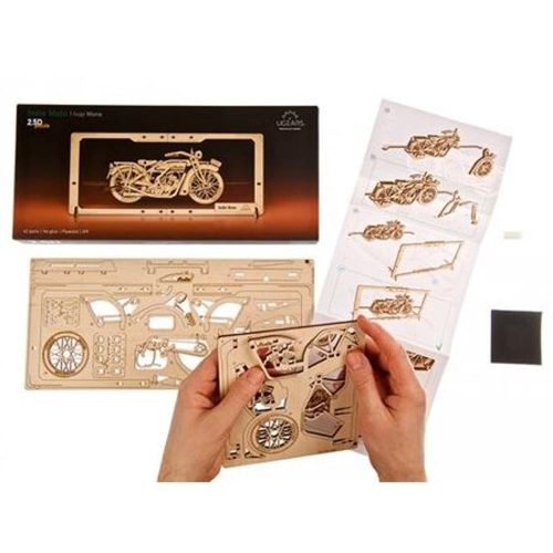 UGEARS Model Indie Moto 2.5D Puzzle