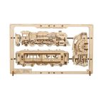 UGEARS Gőzmozdony 2.5D puzzle