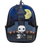 Loungefly Nightmare Before Christmas: Jack Skellington House mini hátizsák